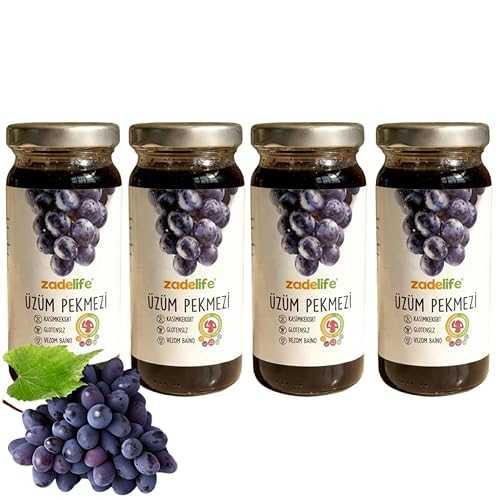 Generic Premium Grape Molasses - 11.1 薬局衡オンス (315g) Natural Grape Syrup, Non-GMO, Vegan, No Added Sugar - Rich インチ Iron \u0026 Antioxidants - Traditional Turkish Fruit Concentrate for Breakfast, Cooking \u0026 Baking - PACK OF