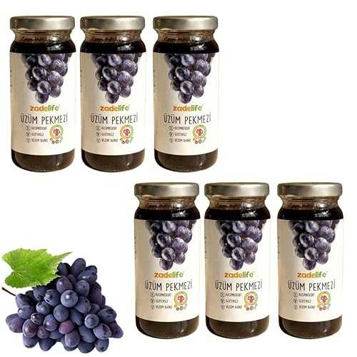 Generic Premium Grape Molasses - 11.1 薬局衡オンス (315g) Natural Grape Syrup, Non-GMO, Vegan, No Added Sugar - Rich インチ Iron \u0026 Antioxidants - Traditional Turkish Fruit Concentrate for Breakfast, Cooking \u0026 Baking - PACK OF