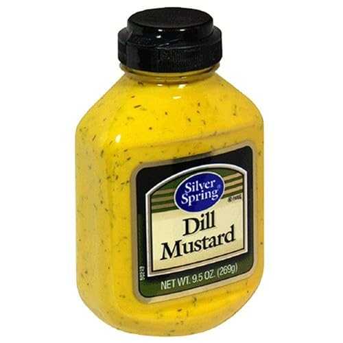 Silver Springs Mustard, Dill, 9.5-Ounce Squeeze Bottles (Pack of 9)