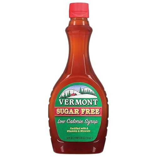 Maple Grove Farms Vermont Sugar Free Low Calorie Syrup, Fortified with Vitamins, 24 fl 薬局衡オンス (Pack of 6)