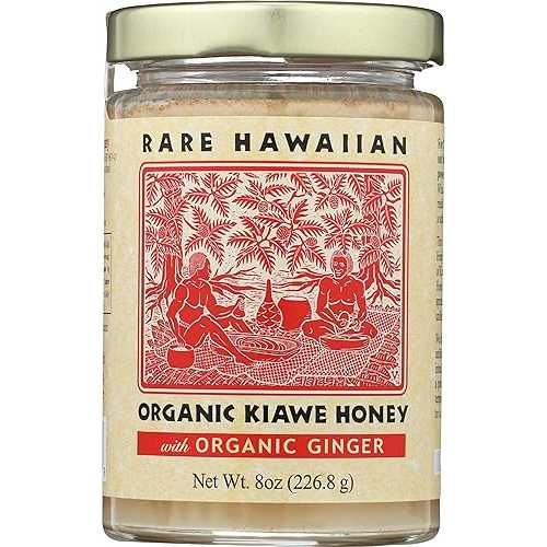 Rare Hawaiian, Honey White With Hawaiian Ginger Organic, 8 Ounce