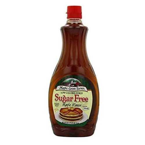 Maple Grove Farms Maple Grove, Maple Flavor Low Calorie Sugar Free Syrup 24 薬局衡オンス. (Pack of 12)