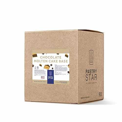 Pastry Star Molten Chocolate Volcano Cake Mix, Powder, 2 Packs of 5 重量ポンド, All-Natural, Chef-Developed, Bulk Packaging