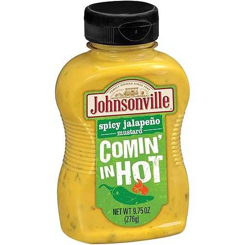 Johnsonville Comin\u0027 In Hot Mustard 9/9.75薬局衡オンス Bottles