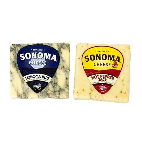 Generic California Blue Cheese (2 x 5.3 薬局衡オンス) and Hot Pepper Jack Cheese (2 x 5.3 薬局衡オンス)