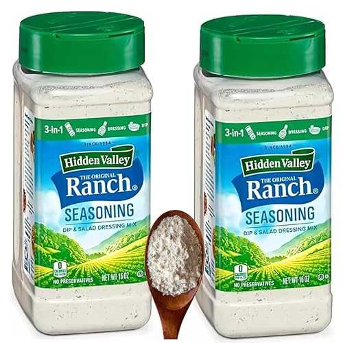 ELI\u0026VAL Hidden Valley Ranch Dressing Mix 16 薬局衡オンス (2 Pack) Original Ranch Powder \u0026 Seasoning for Salads, Dips, and Recipes Classic Flavor for Home \u0026 Restaurant Use