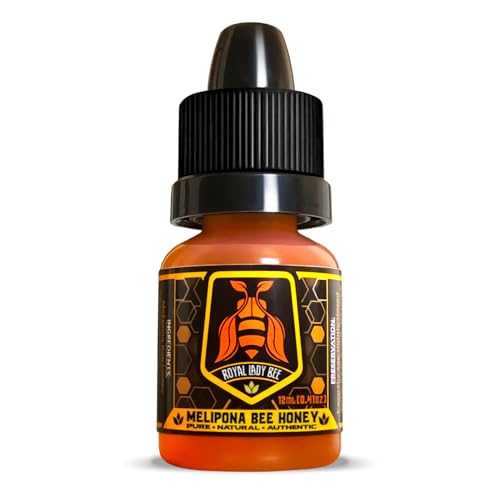 Melipona Honey / Stingless Bee Honey / Miel Melipona / Authentic / 100% Natural / Raw / Pure / Sweet \u0026 Tangy / Royal Lady Bee / Yucat・・n / 12mL Dropper Bottle Melipona Honey / Stingless Bee Honey / Miel Melipona