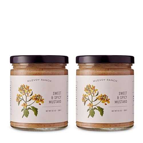 McEvoy Ranch Sweet \u0026 Spicy Mustard 10.1 OZ (2-pack)