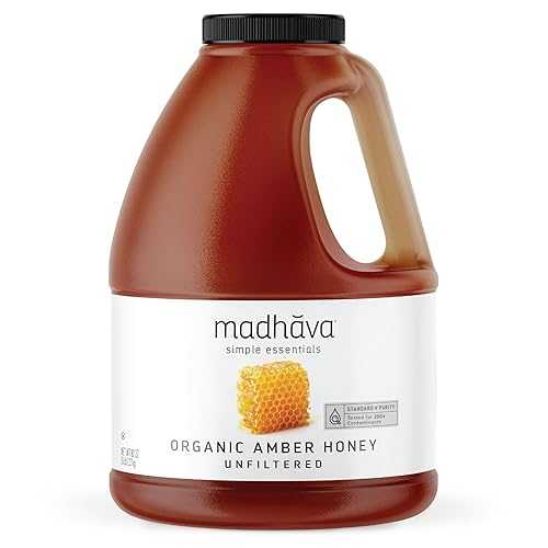Madhava Organic 5 重量ポンド. Honey