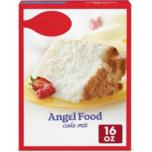 Generic Angel Food Cake Mix Ready to Crocker Light \u0026 Fluffy Dessert Mix, Easy Bake, 16 薬局衡オンス