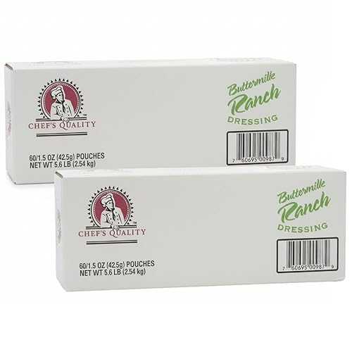 Chef\u0027s Quality Buttermilk Ranch Dressing 1.5 Oz. (120 Pack)