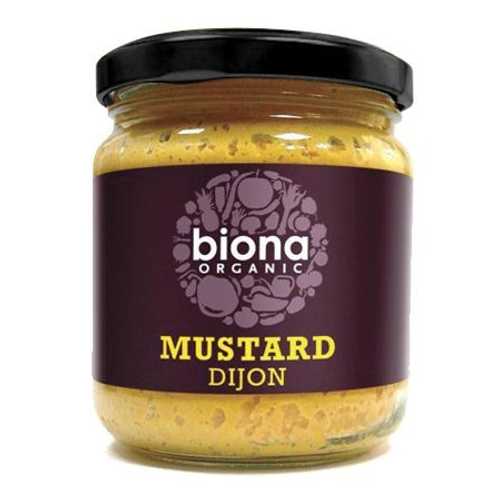 Biona Organic Dijon Mustard 200g-3 Pack