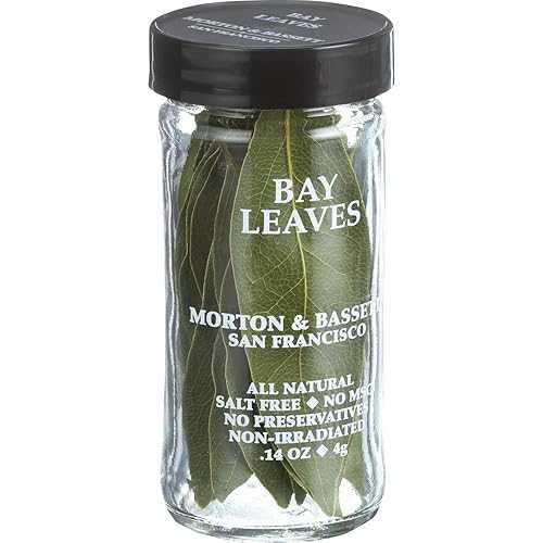 Morton \u0026 Bassett Bay Leaves, .14-Ounce Jars (Pack of 3)