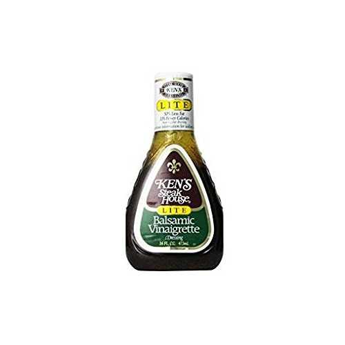 Ken\u0027s Steak House Ken\u0027s Light Balsamic Dressing (Pack of 5) 16 薬局衡オンス Bottles