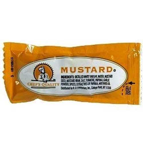Chef\u0027s Quality Mustard - 500 Packets