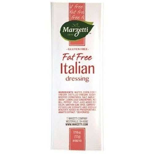 Marzetti Fat Free Italian Dressing Packets, 12 gram, Case of 204