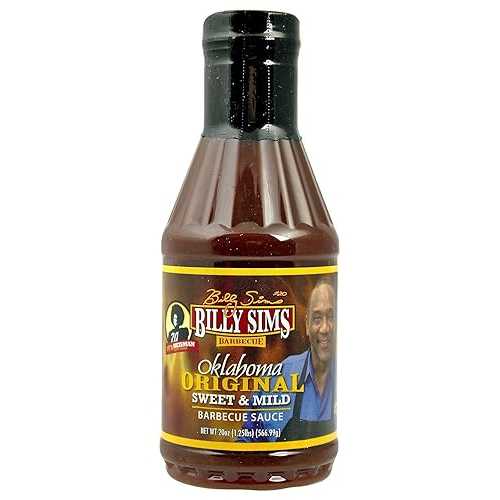 BILLY SIMS Billy Slms 277248 20 薬局衡オンス Sauce Barbecue Oklahoma Sweet - Pack of 6