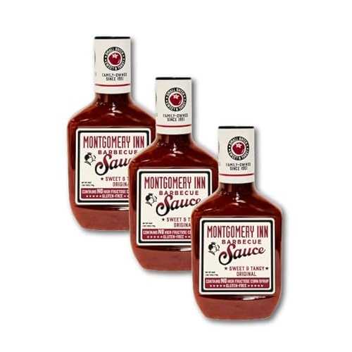 Montgomery Inn Barbecue Sauce (18薬局衡オンス) - 3 Pack / Sweet \u0026 Tangy Original