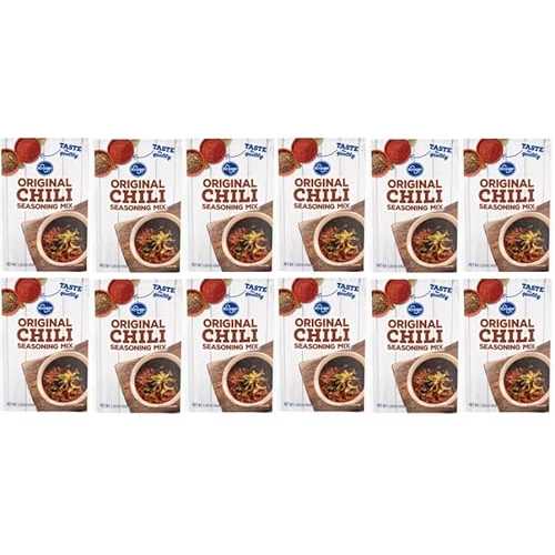 Generic Pack Of 12 Original Chili Seasoning Mix 1.25 薬局衡オンス.