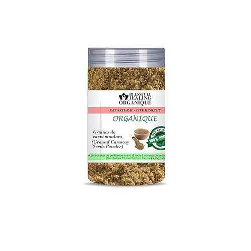 Blessfull Healing Organic Ground Caraway Seeds Powder 100 Gram