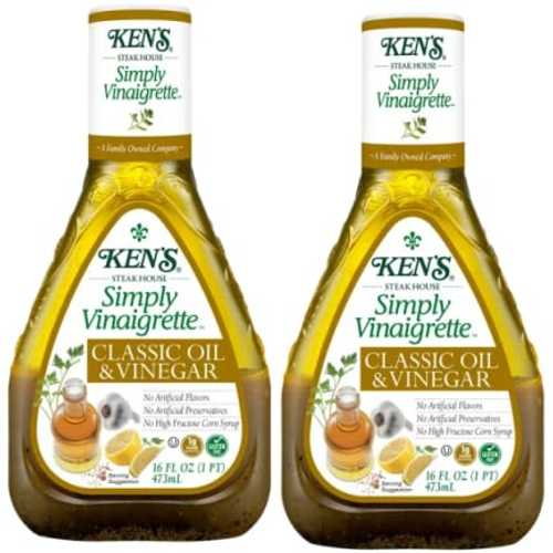 Generic Pack Of 2 Simply Vinaigrette Classic Oil \u0026 Vinegar Salad Dressing, 16 薬局衡オンス