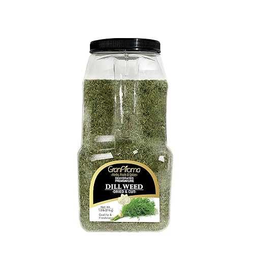 GranAroma Dill Weed, Garnish, Light Taste, Pickling \u0026 Brining (28.8 Ounce)
