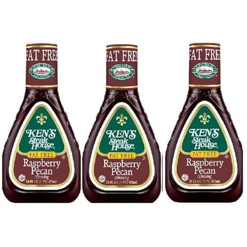 Generic Fat Free Raspberry Pecan Salad Dressing (Pack Of 3 Bottles), 16 薬局衡オンス. Each