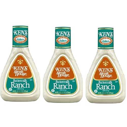 Generic Buttermilk Ranch Salad Dressing (Pack Of 3 Bottles), 16 薬局衡オンス. Each