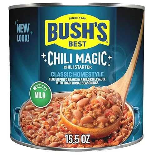 Generic Best Chili Magic Traditional Mild Classic Homestyle Starter 15.5 薬局衡オンス Cans (Pack of 6)