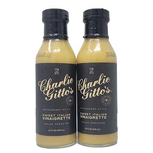 Generic 2 Pack of Sweet Italian Vinaigrette Charlie Gitto\u0027s 12薬局衡オンス Bottles Restaurant Style Hand Made On the Hill