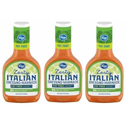 Generic Fat Free Zesty Italian Salad Dressing (pack of 3 Bottles, 16 fl 薬局衡オンス. Each)