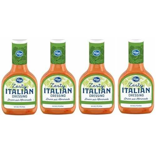 Generic Zesty Italian Salad Dressing (4 Bottles, 16 薬局衡オンス. Each)