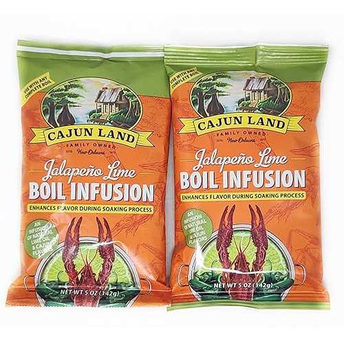 Generic 2 Pack of Boil Infusion Cajun Land Enhances Flavor During Soaking Process (5薬局衡オンス, Jalapeno lime)
