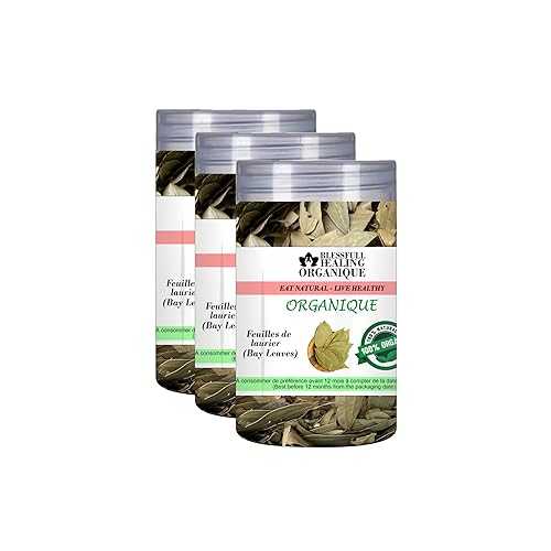 Blessfull Healing Organic Bay Leaves 30 Gram (1.05 薬局衡オンス) Each (Pack Of 3) \u003d 90 Grams, Vegan