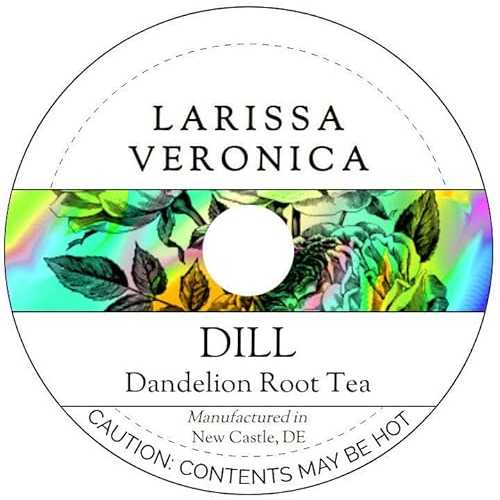 Larissa Veronica Dill Dandelion Root Tea (Single Serve K-Cup Pods) (12 pods, ZIN: 572547) - 2 Pack