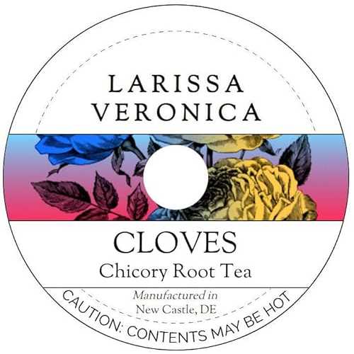 Larissa Veronica Cloves Chicory Root Tea (Single Serve K-Cup Pods) (12 pods, ZIN: 572180) - 2 Pack