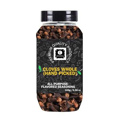 EDZZEL Premium Quality Indian Organic Cloves, Whole (Hand Picked) Plant Based, Vegan, Gluten Free-100 GRAM Box (Set Of 3)