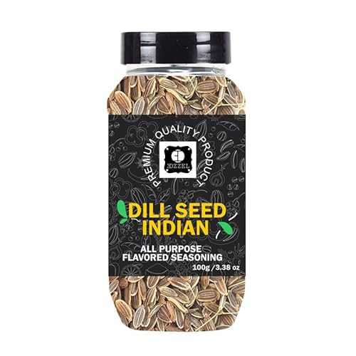 EDZZEL Premium Quality Indian Organic Dill Seed, Indian Plant Based, Vegan, Gluten Free-100 GRAM Box (Set Of 3)