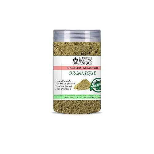 Blessfull Healing Organic Ground Fennel Seed Powder 100 Gram