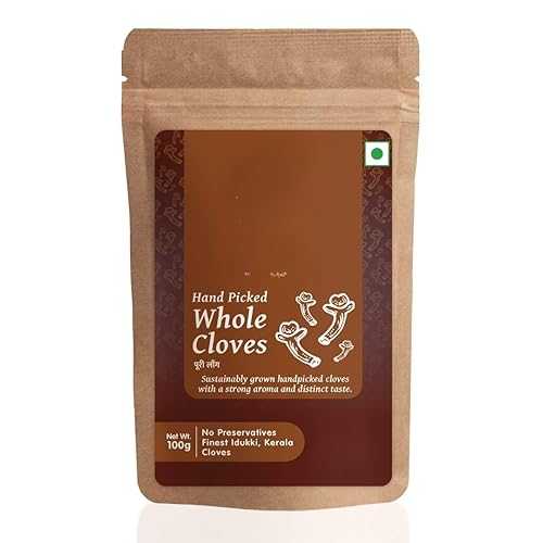Generic Hand Picked Whole Cloves (Kerala Cloves),/Lavang Sabut Khade Masale, Grampu Krambu, No preservatives, No Added Colour - 100g