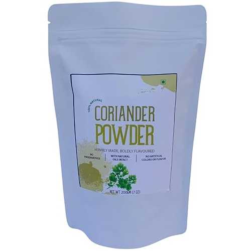 Generic Dried Coriander Powder,100% Natural, Intact インチ Resealable Pack of 200 Gm
