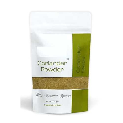Generic Coriander Powde,Traditional Dhania Powder, Authentic Indian Organic Coriander Powder, Suitable for All Your Cooking Needs - 100 g