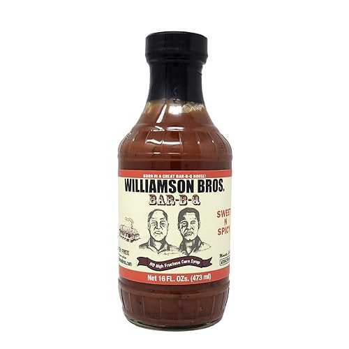 Generic 16薬局衡オンス Bottle Williamson Bros Barbeuce Sauce (Sweet and Spicy BBQ Sauce)