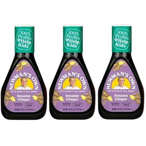 Generic Sesame Ginger Salad Dressing (Pack Of 3 Bottles) 16 薬局衡オンス.