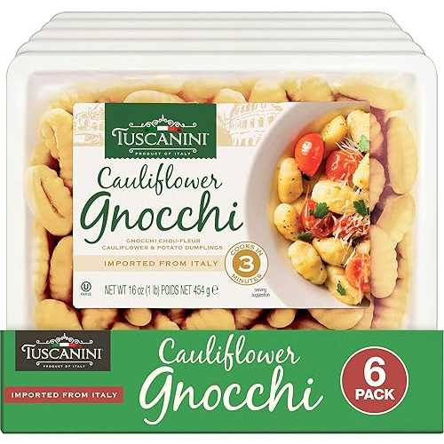 Tuscanini Cauliflower Gnocchi 16薬局衡オンス (6 Pack) / Imported From Italy, Low Fat, Ready インチ Minutes!