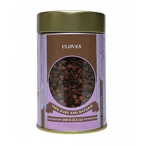 Generic Cloves / 100gm Tin 100% Pure \u0026 Natural, Farm Fresh, Non-Adulterated, No Added Color or Preservatives Perfect for Masala Chai, Tadka \u0026 Aromatic Dishes