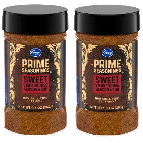Generic Prime Seasonings Sweet Smokehouse Rub (2 Bottles, 9.3 薬局衡オンス. each)