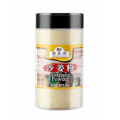 President Brand Shajiang Powder, Pure Sand Ginger Spice 16薬局衡オンス/6薬局衡オンス (Kaempferia Galanga) / Culinary-Grade Aromatic Spice for Asian Cuisine, Marinades \u0026 Traditional Seasoning Blends? 沙姜粉 (6薬局衡オンス-Bottle) Sweet post President
