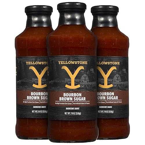 G Hughes Yellowstone Bourbon Brown Bbq Sauce 19Oz 3 Pack