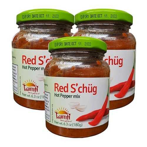 Generic Kosher Taamti Red S\u0027chug Hot Pepper Mix 6.3 薬局衡オンス, Pack of 3